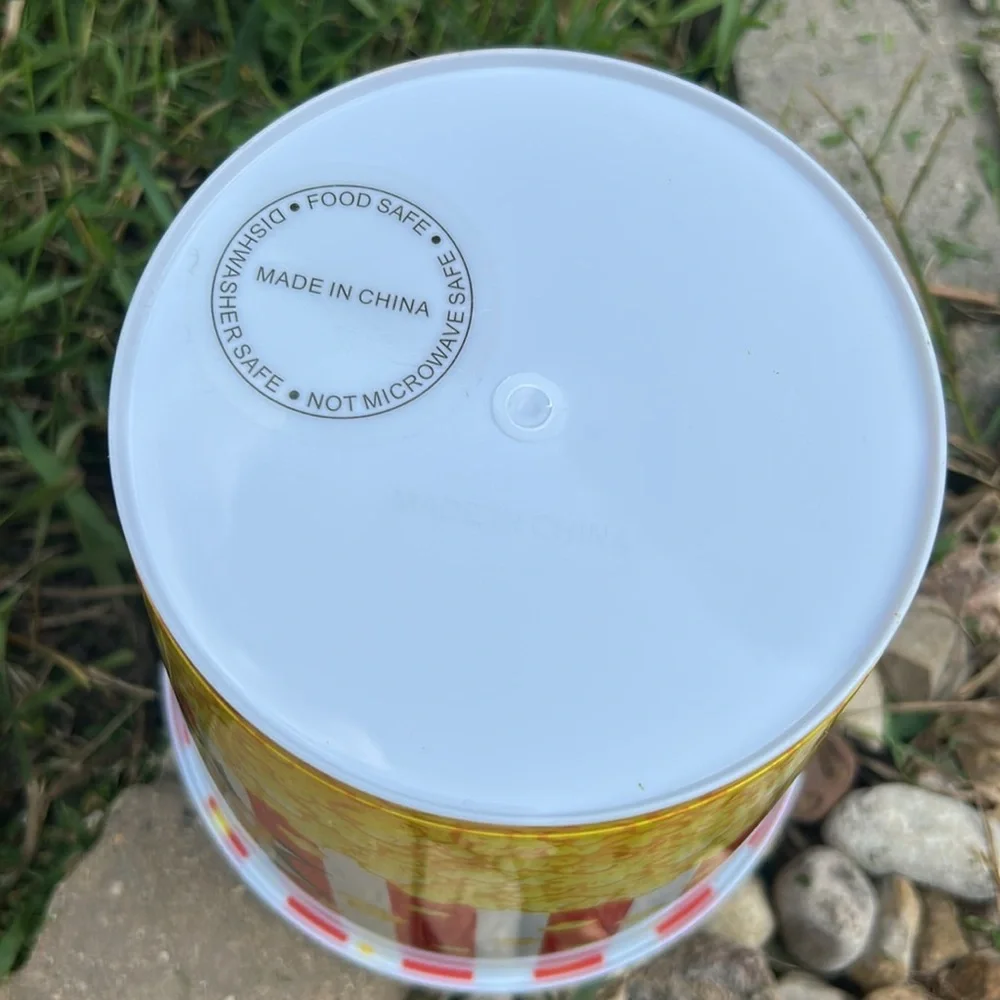 🩶5/$30 Plastic Movie Theater Style Popcorn Bucket NEW